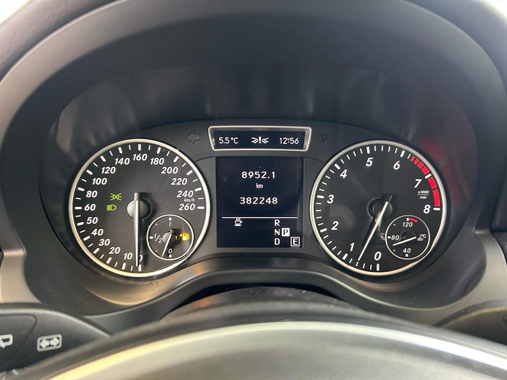 Sort Mercedes A180 fra 2013