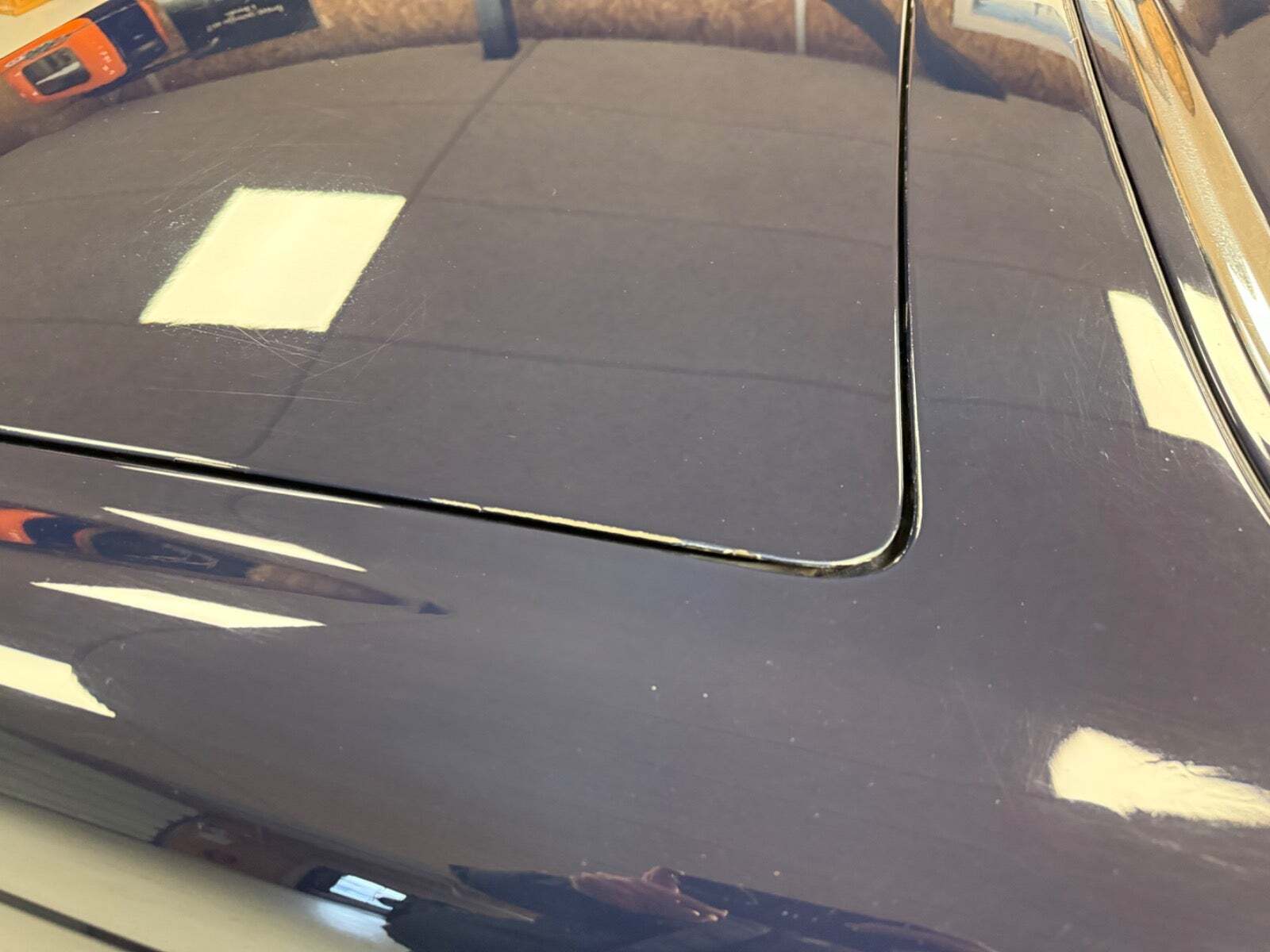 Blå Mercedes 230 SL fra 1967