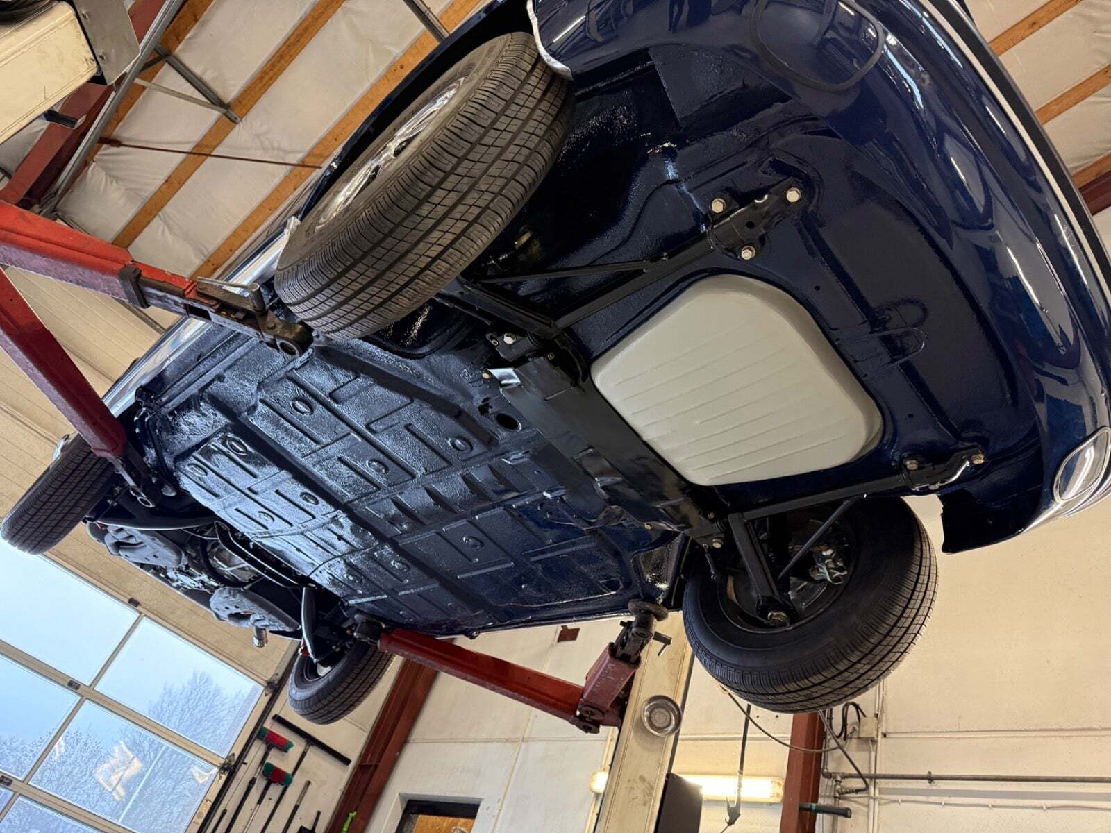 Blå Porsche 911 fra 1971