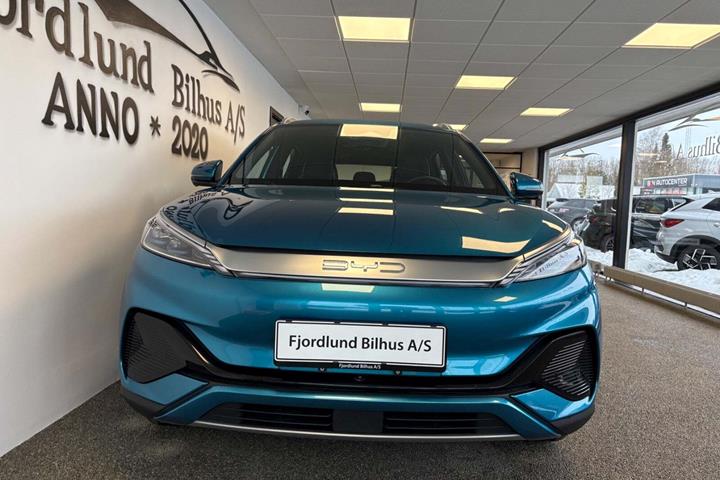 Blå BYD Atto 3 fra 2023