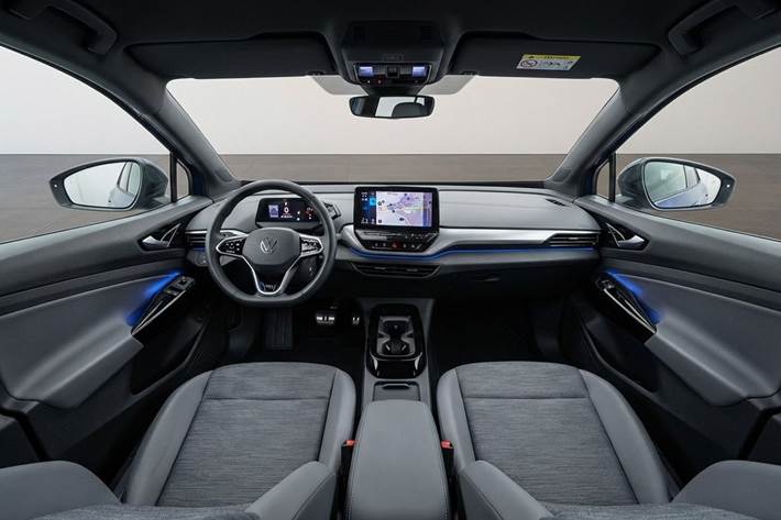 Grå VW ID.4 fra 2022