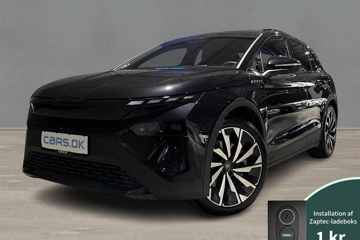 Sort Skoda Elroq fra 2026 set udefra