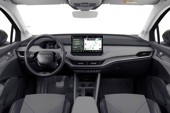 Grøn Skoda Enyaq fra 2026