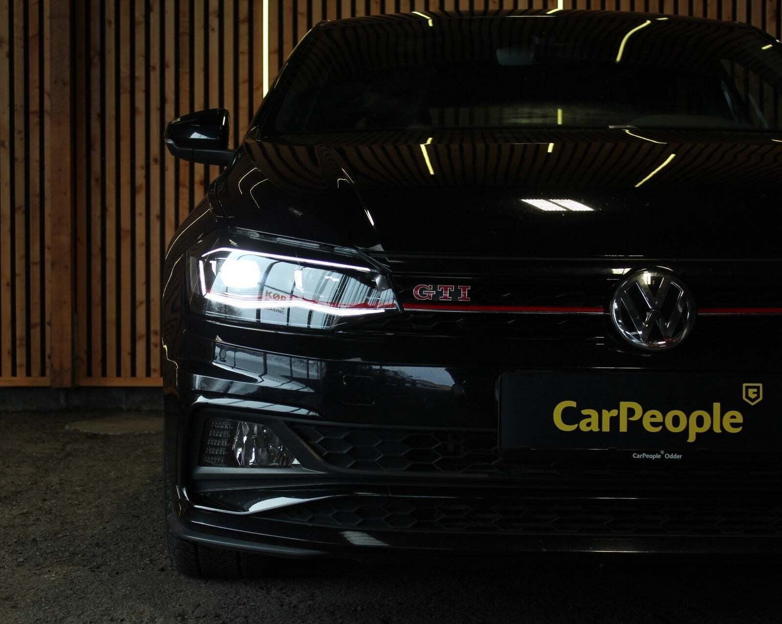 Sort VW Polo fra 2019