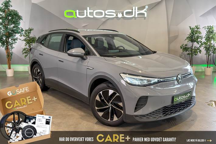 Grå VW ID.4 fra 2023 set udefra