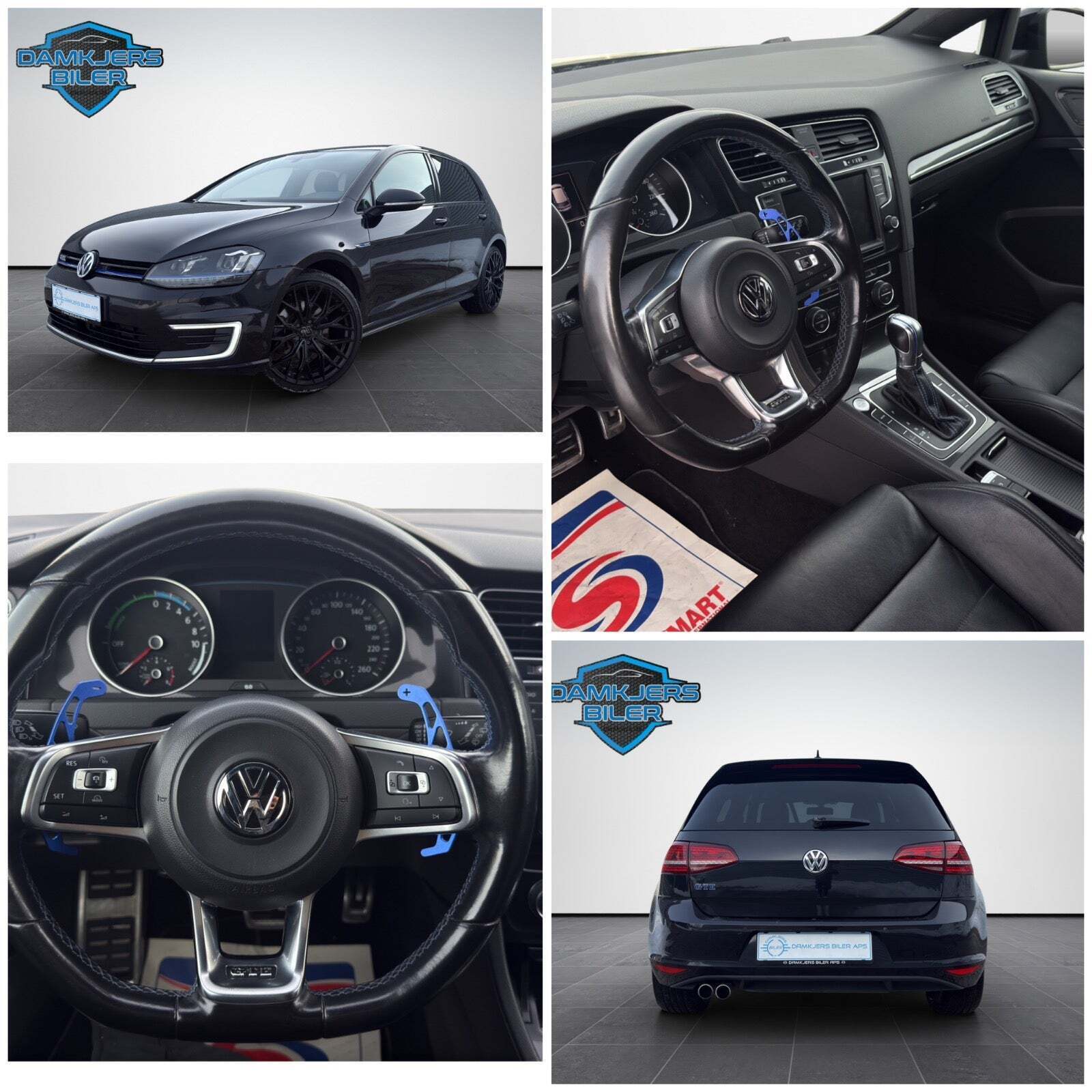 Sort VW Golf VII fra 2016