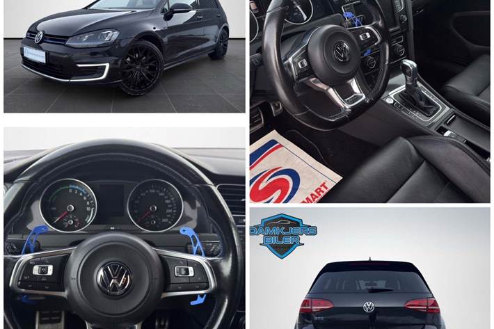 Sort VW Golf VII fra 2016