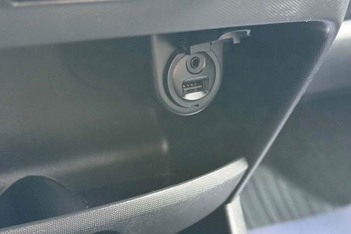 Hvid Toyota Aygo fra 2012