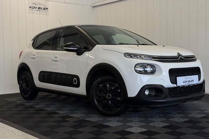 Grøn Citroën C3 fra 2020 set udefra
