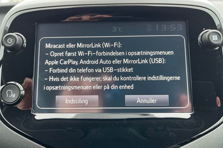 Hvid Toyota Aygo fra 2021