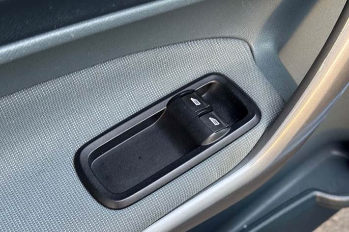 Blå Ford Fiesta fra 2009