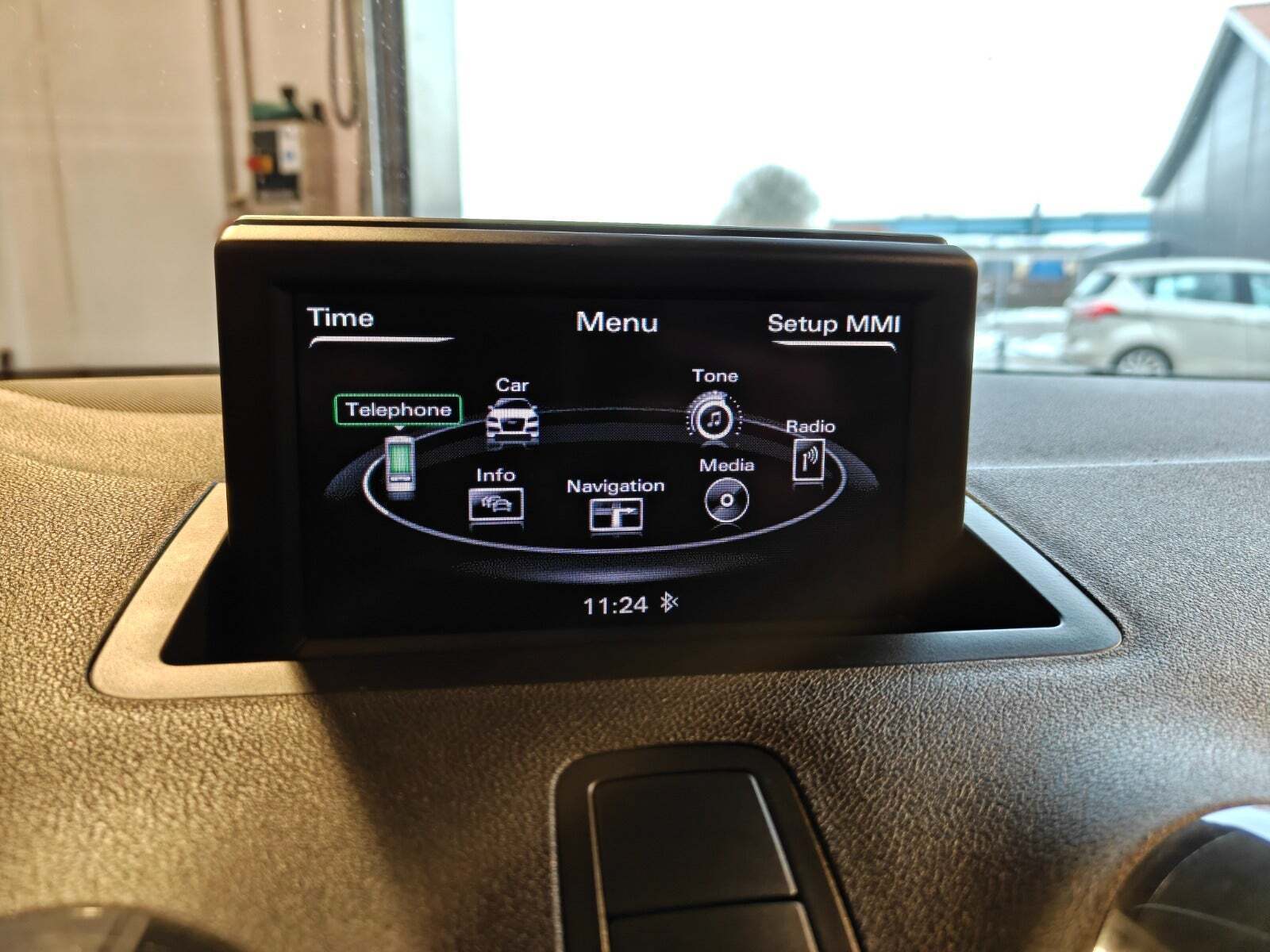 Rød Audi A1 fra 2013