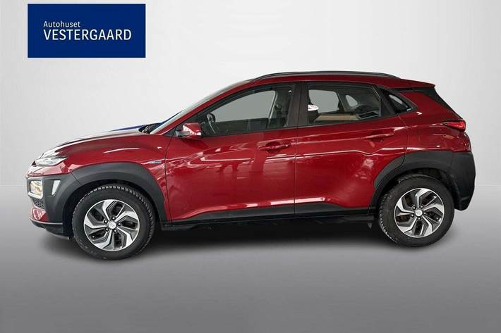 Rød Hyundai Kona fra 2020