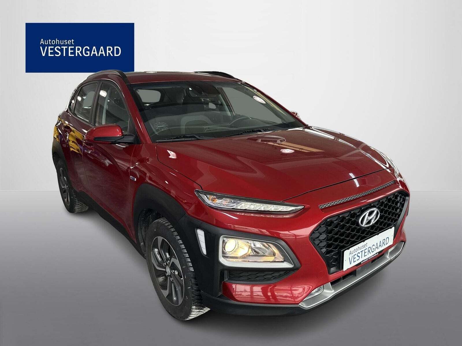 Rød Hyundai Kona fra 2020