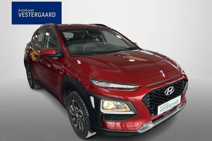Rød Hyundai Kona fra 2020