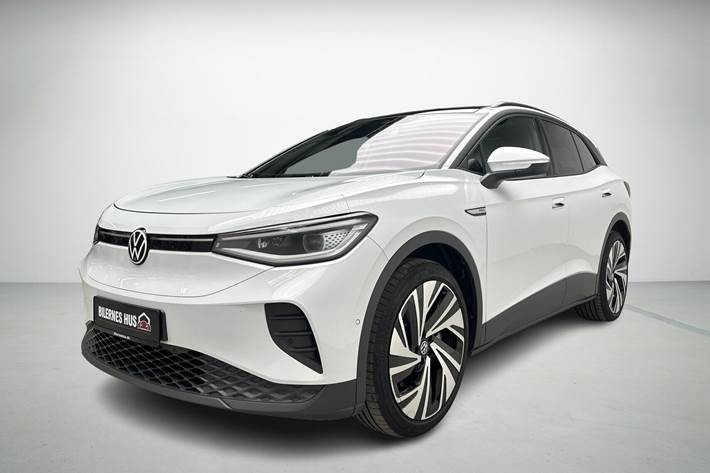Hvid VW ID.4 fra 2022 set udefra