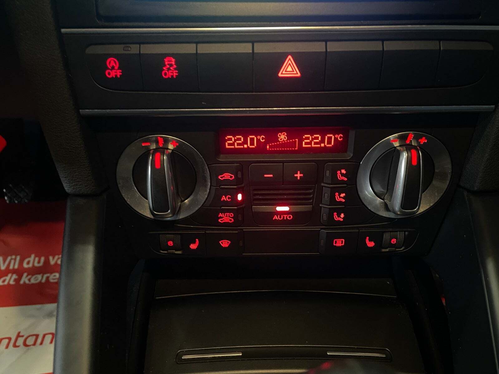 Hvid Audi A3 fra 2011