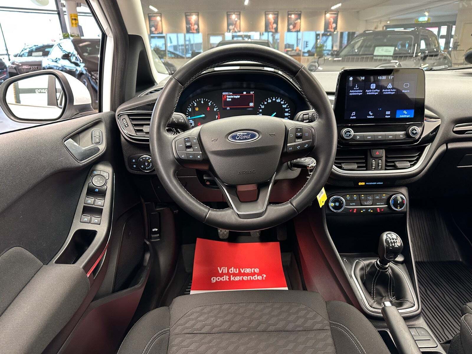 Hvid Ford Fiesta fra 2022