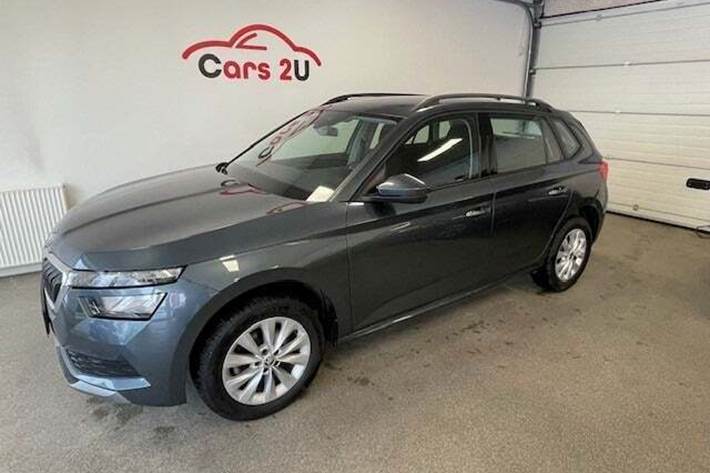 Grå Skoda Kamiq fra 2020 set udefra