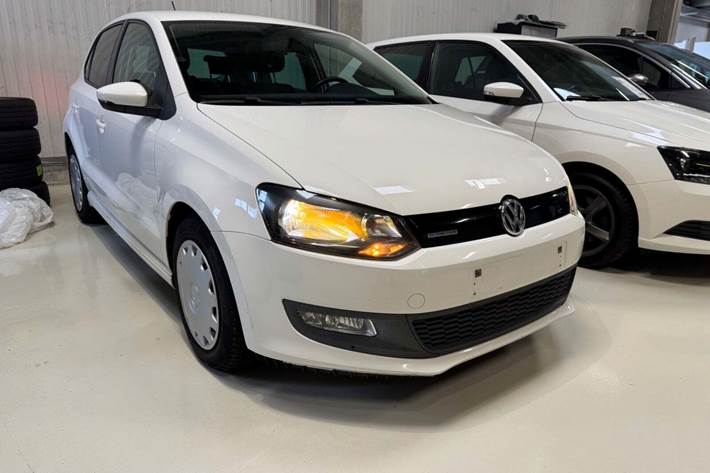 Hvid VW Polo fra 2010