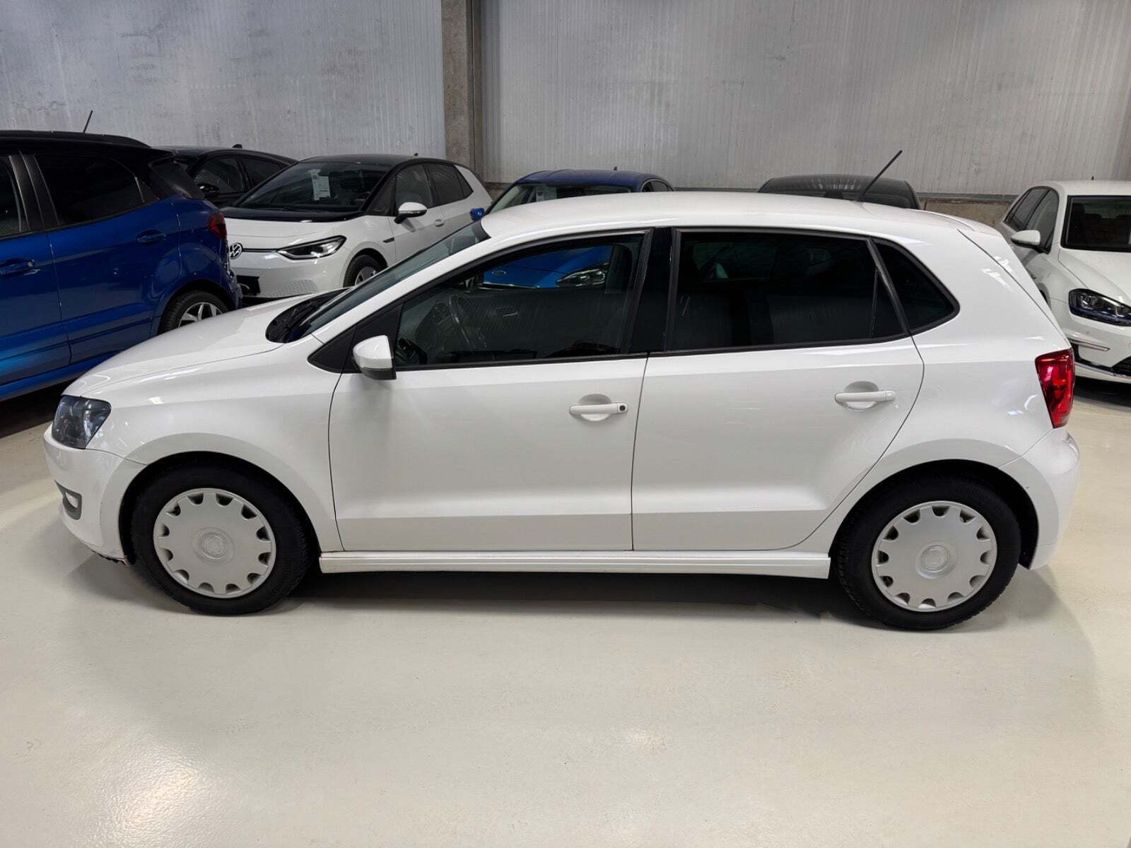 Hvid VW Polo fra 2010