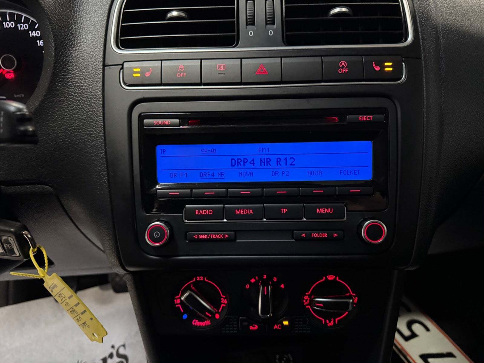 Hvid VW Polo fra 2010
