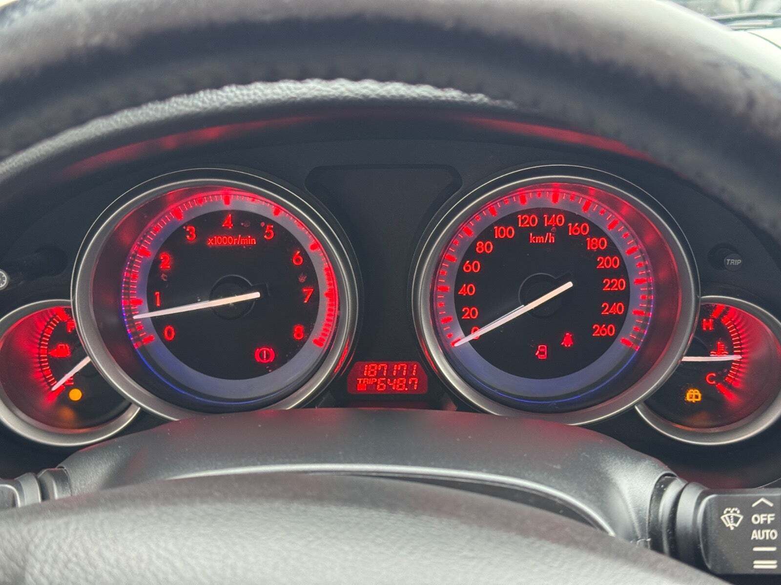 Sort Mazda 6 fra 2010