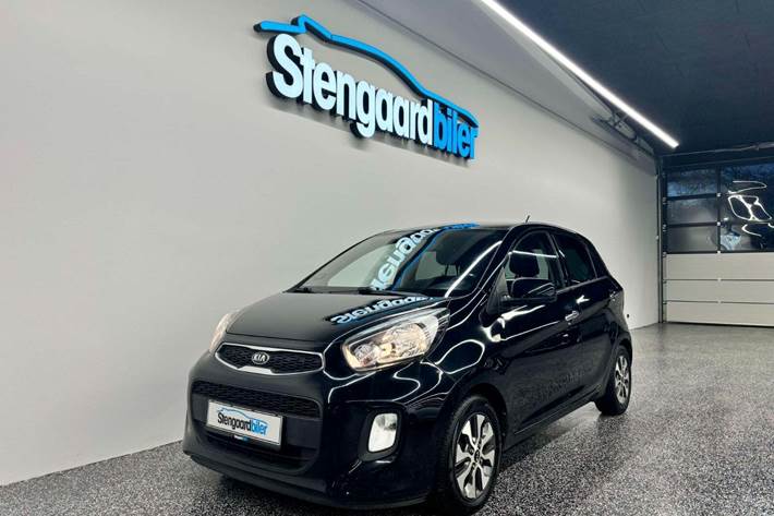 Sort Kia Picanto fra 2017 set udefra