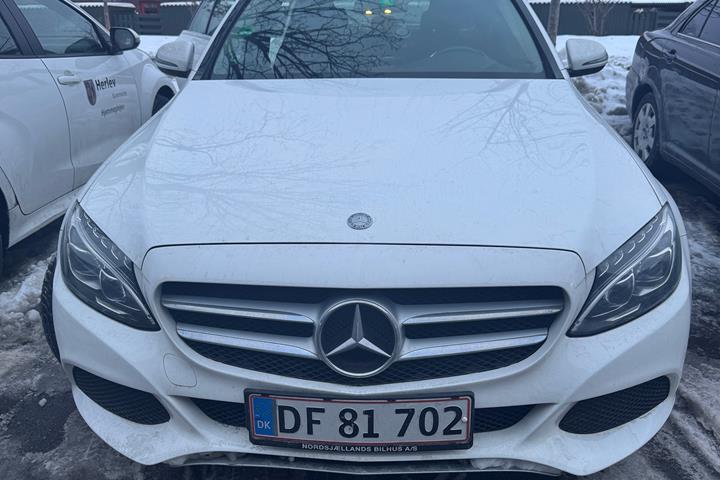 Hvid Mercedes C-Klasse fra 2015