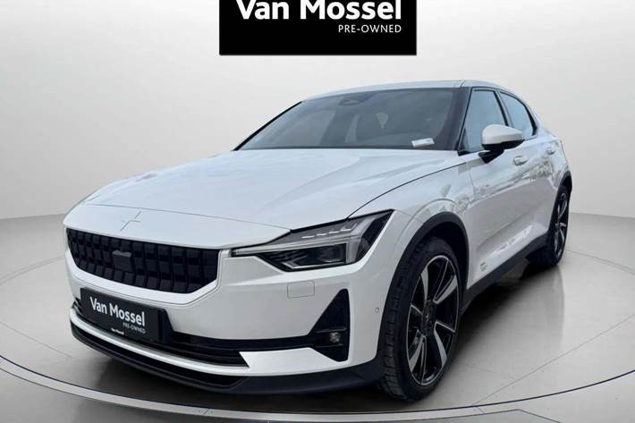 Hvid Polestar 2 fra 2020 set udefra
