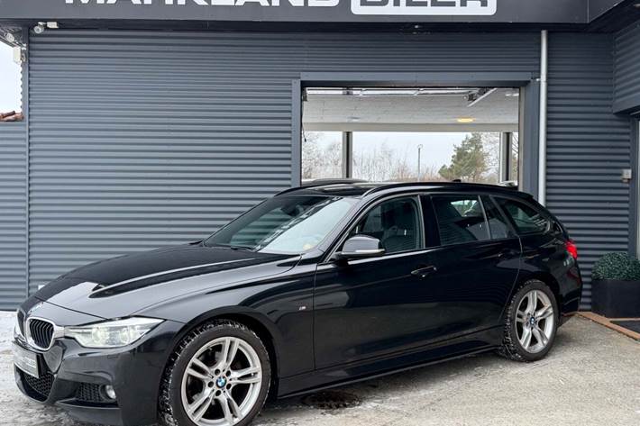 Sort BMW 320d fra 2019