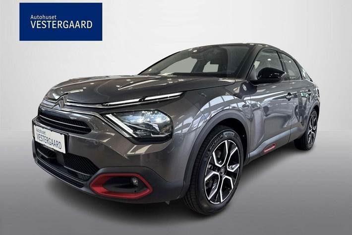 Grå Citroën ë-C4 fra 2022 set udefra