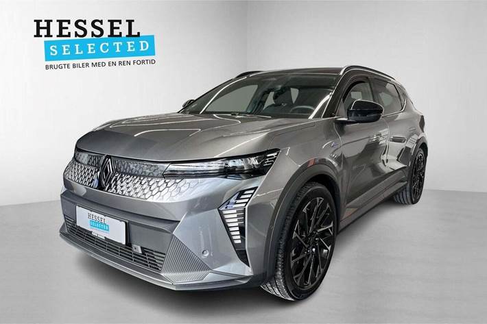 Grå Renault Scenic E-Tech fra 2024 set udefra