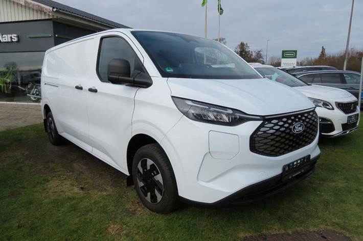 Hvid Ford E-Transit Custom 320L fra 2024