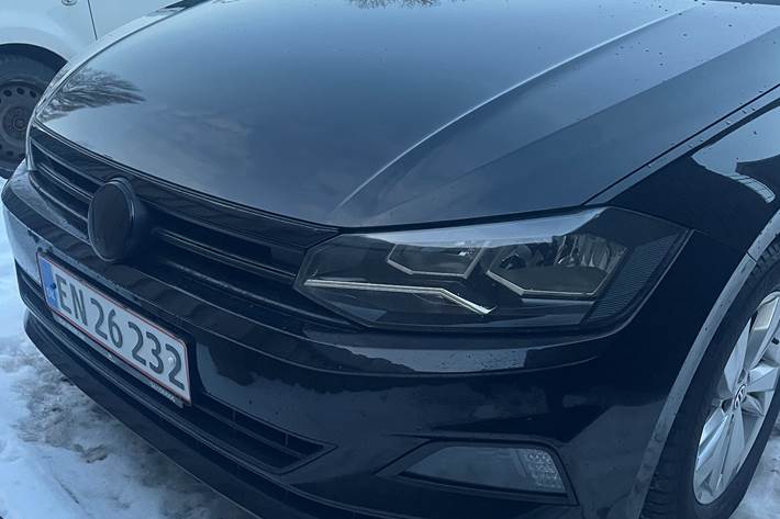 Sort VW Polo fra 2025