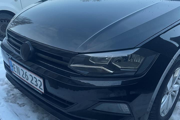 Sort VW Polo fra 2025