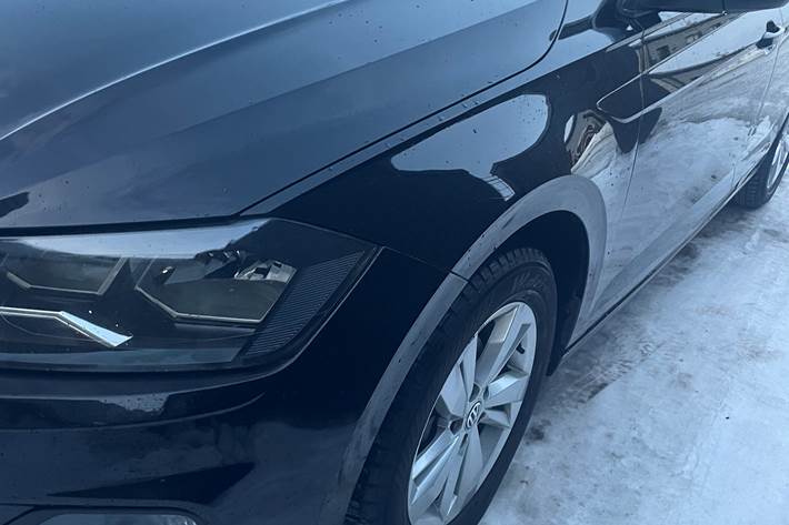 Sort VW Polo fra 2025