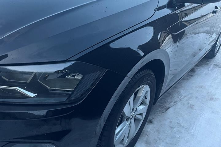 Sort VW Polo fra 2025