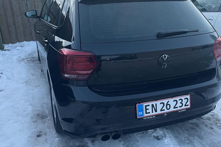 Sort VW Polo fra 2025
