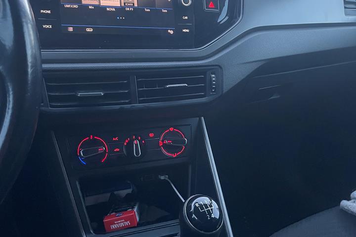 Sort VW Polo fra 2025