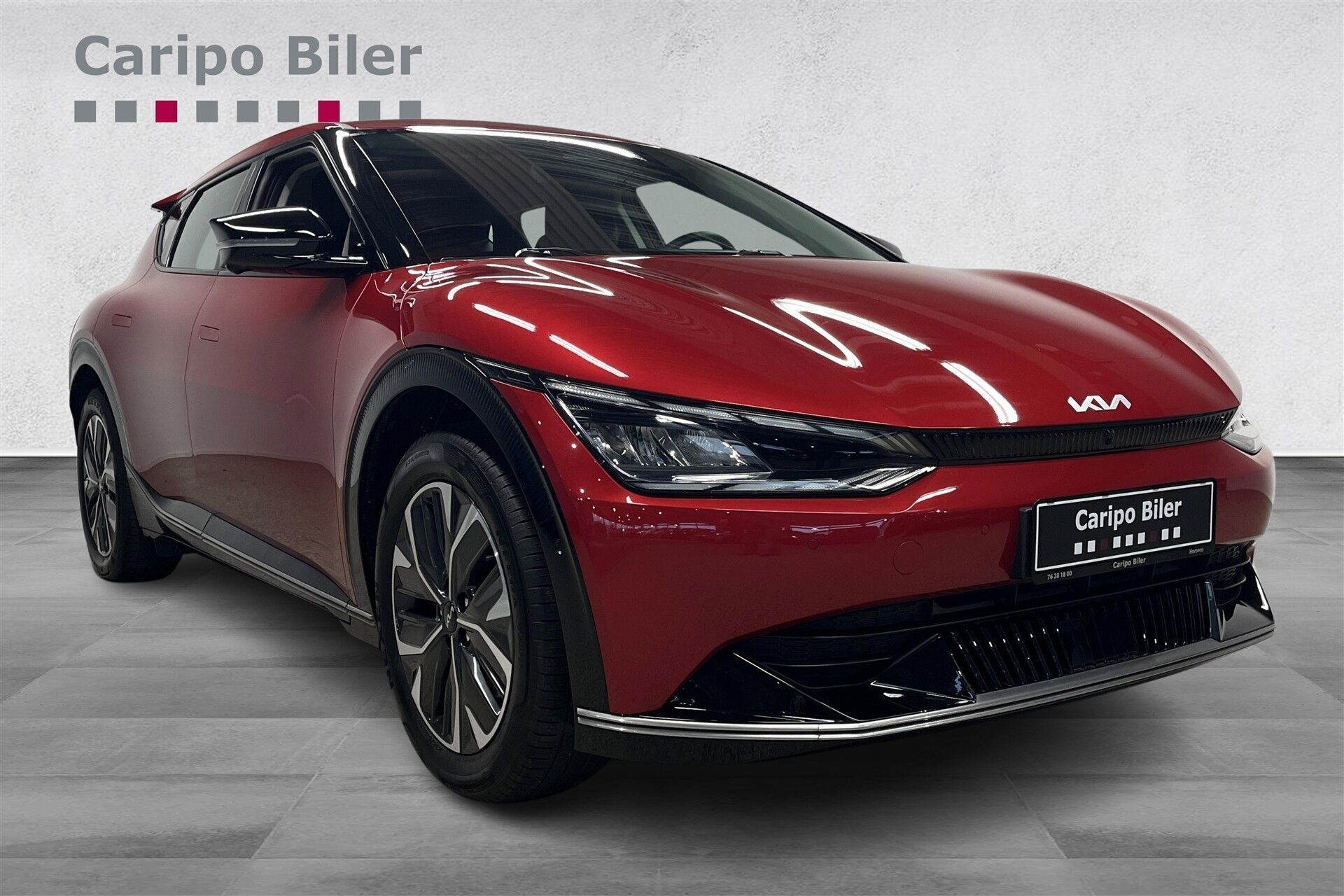 Rød Kia EV6 fra 2023