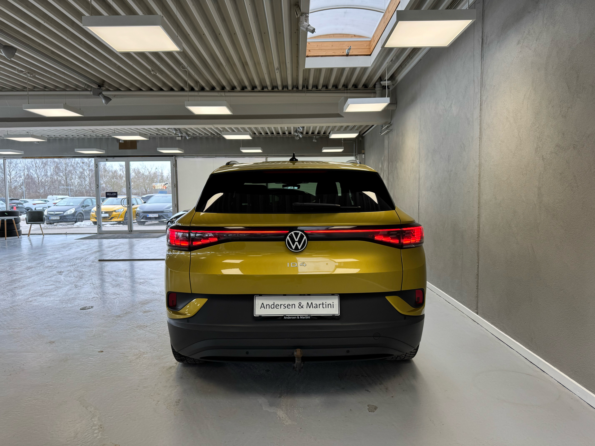 Gul VW ID.4 fra 2021