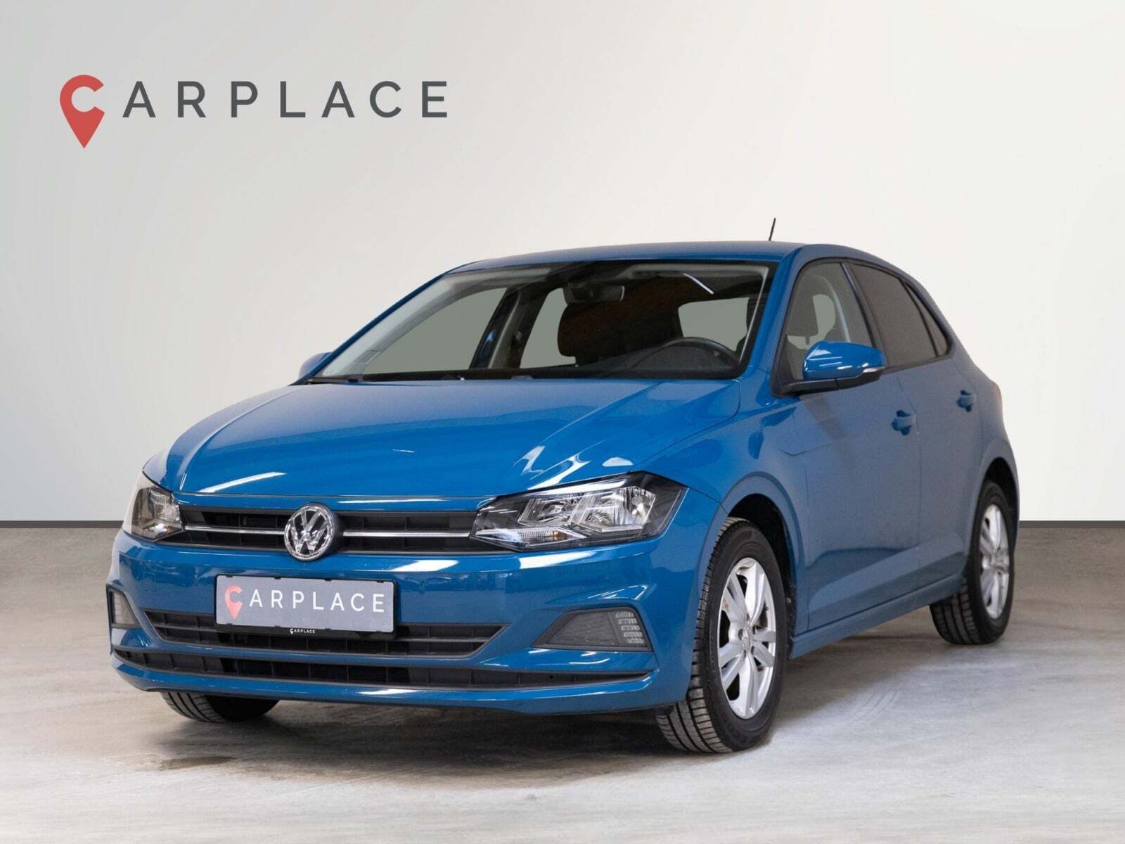Blå VW Polo fra 2018