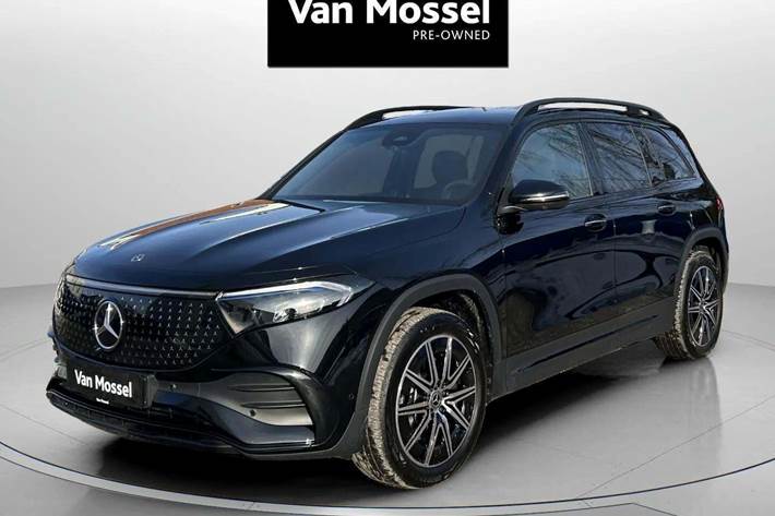 Sort Mercedes EQB250+ fra 2025 set udefra