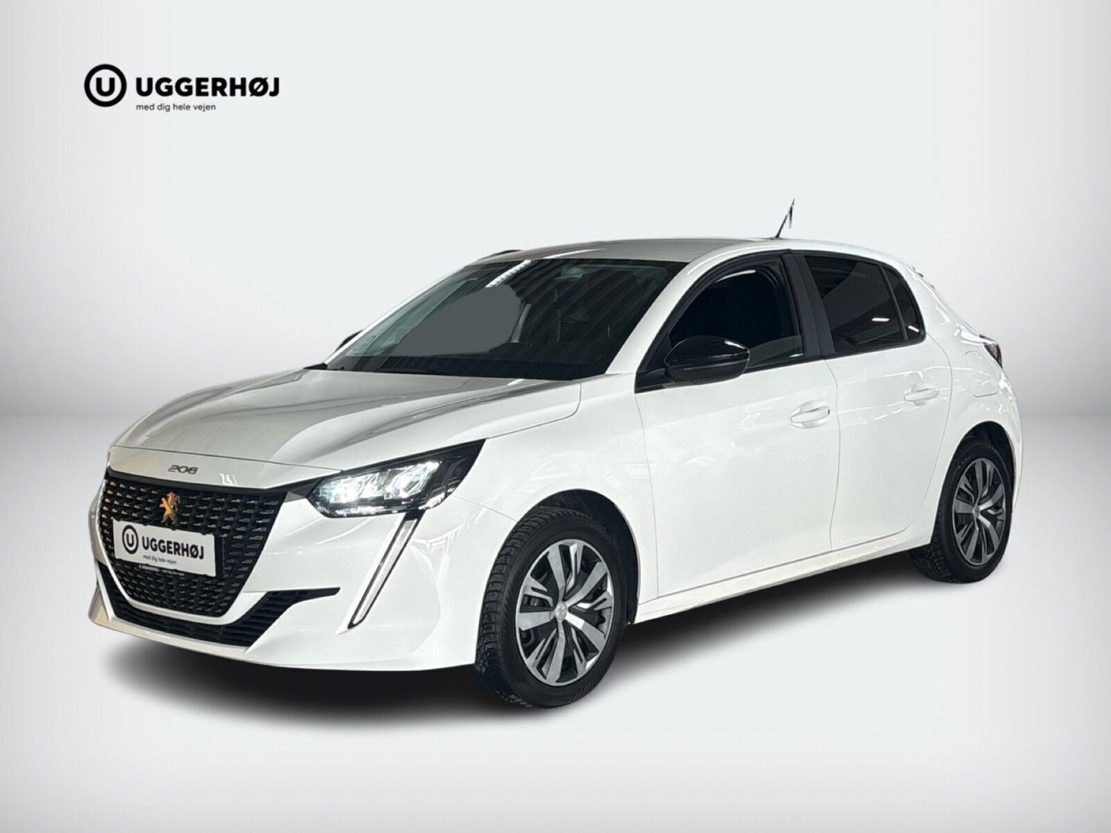Hvid Peugeot 208 fra 2022