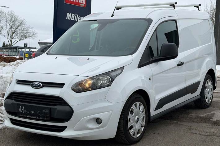 Hvid Ford Transit Connect fra 2016 set udefra