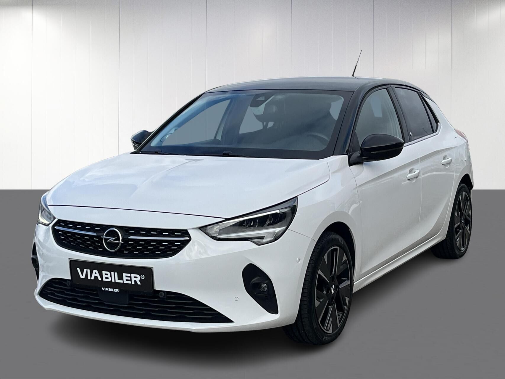 Hvid Opel Corsa-e fra 2021