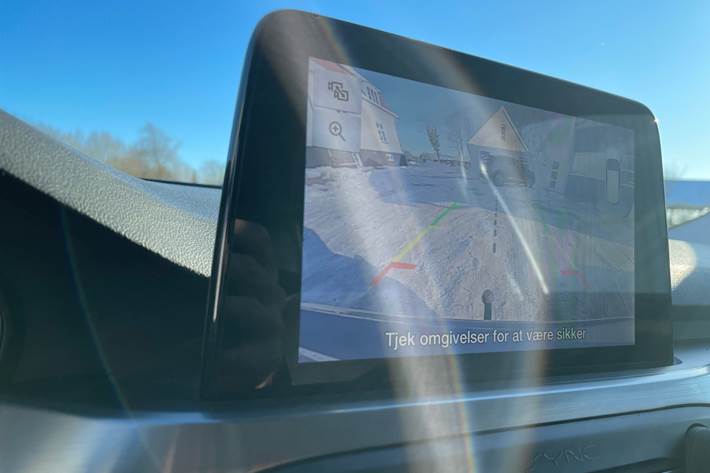 Blå Ford Focus fra 2019