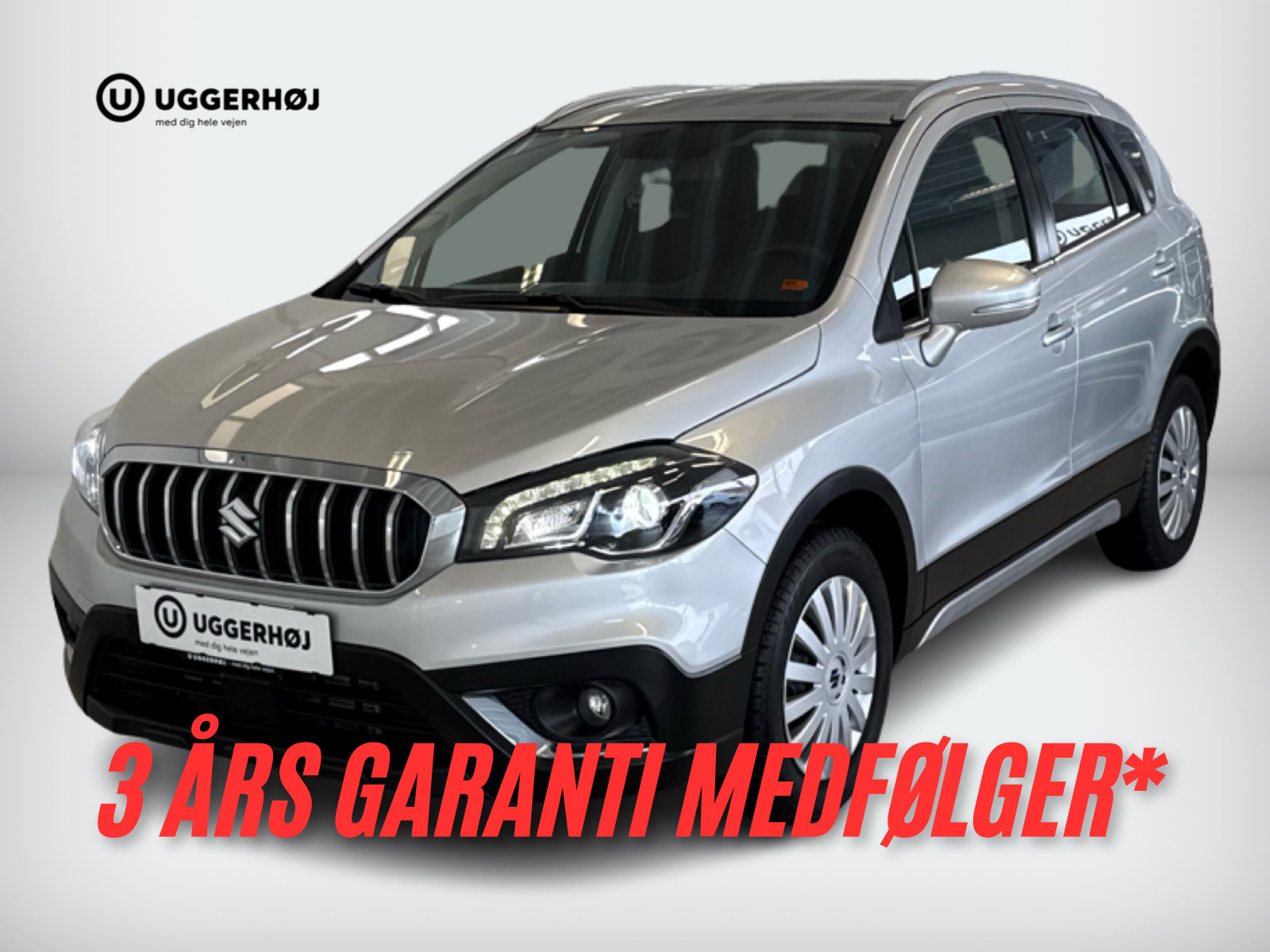 Sølv Suzuki S-Cross fra 2016