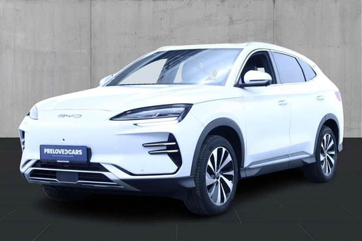 Hvid BYD Seal U fra 2024 set udefra